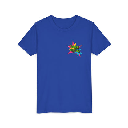 Youth Tee — "Later Gator" Colorful Cartoon Alligator Graphic Shirt