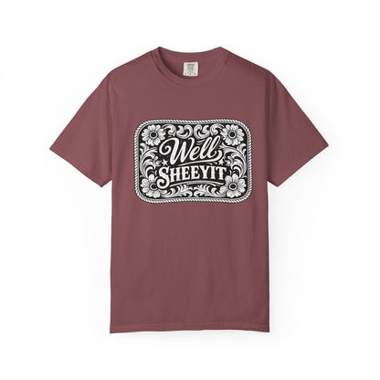 Well Sheeyit T-Shirt — Vintage Floral Western Graphic Tee