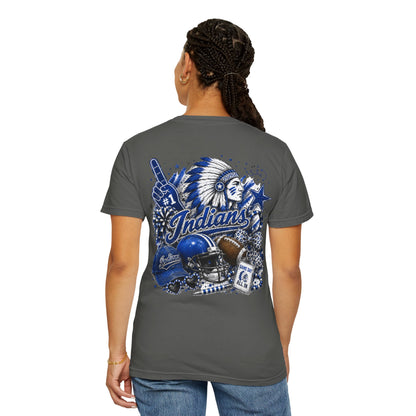 Cherokee Indians Game Day Spirit Shirt | Blue & White Football Tee
