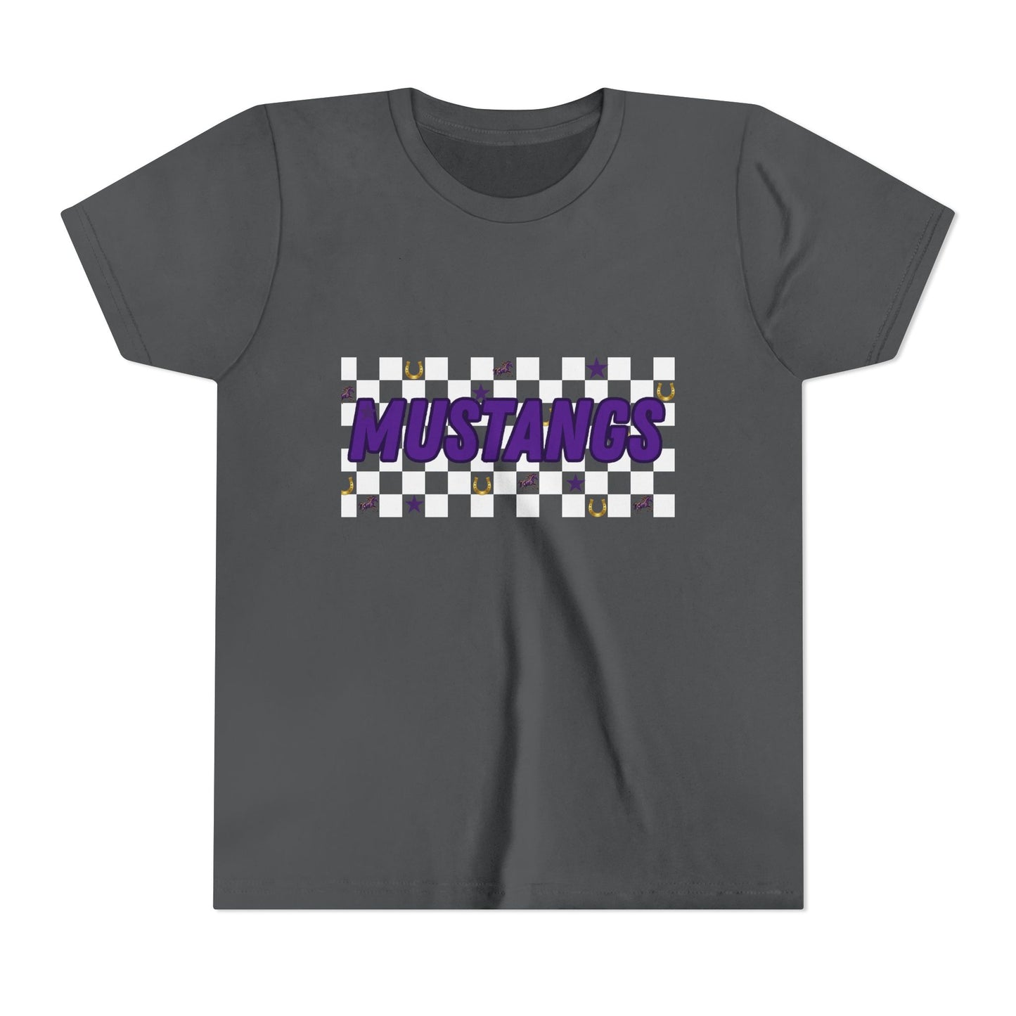 Youth Mustangs Tee, Fun Kids T-Shirt, Mustangs Sports Shirt, Perfect for Birthdays, Horse Lovers Gift, Summer Casual Wear