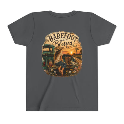 Barefoot and Blessed Youth Tee