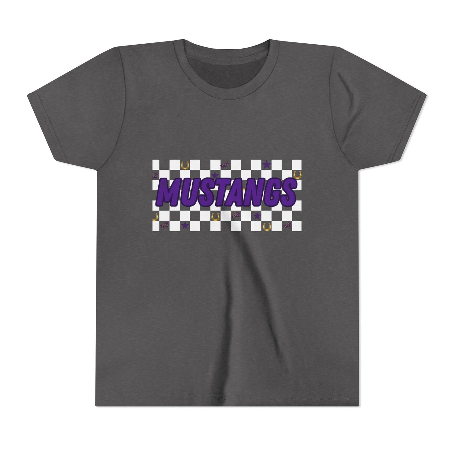 Youth Mustangs Tee, Fun Kids T-Shirt, Mustangs Sports Shirt, Perfect for Birthdays, Horse Lovers Gift, Summer Casual Wear