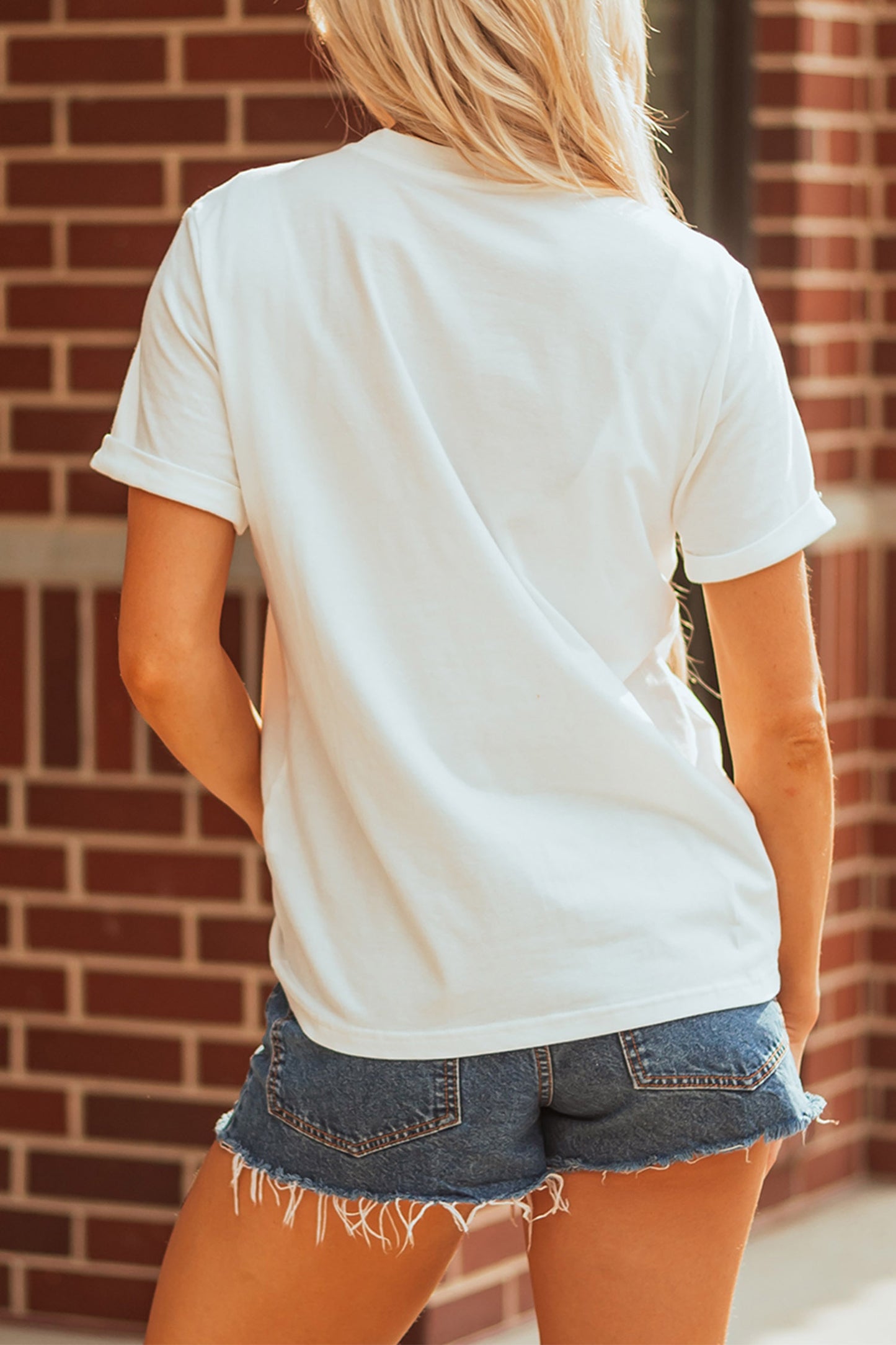 White COWBOY LOVER Lettering Graphic Tee