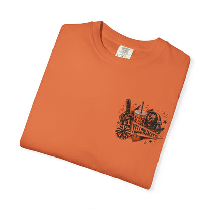 Llano Yellowjackets Game Day Spirit Shirt | Orange & Black Football Tee