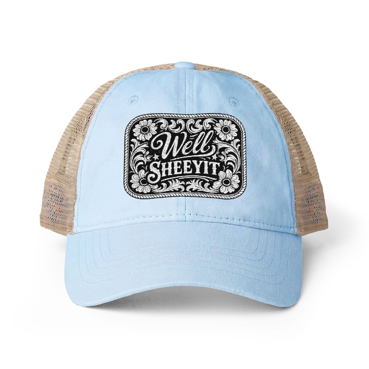 Women's Washed Mesh-Back Cap