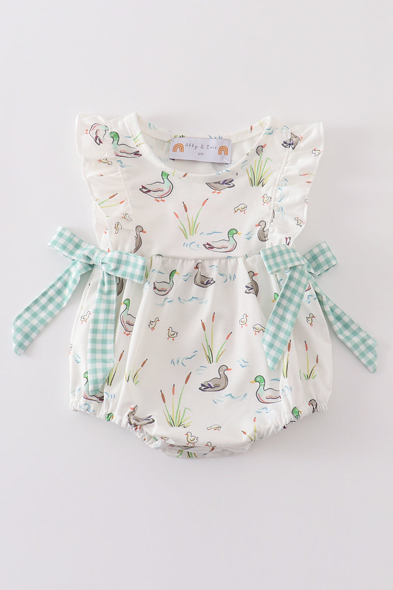 Sage Mallard Floral Bubble