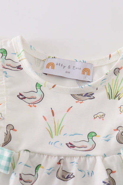 Sage Mallard Floral Bubble