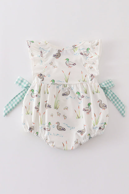 Sage Mallard Floral Bubble