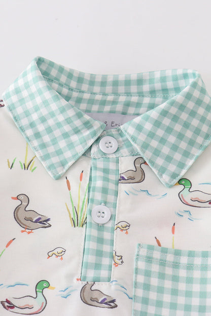 Sage Mallard Shorts Set