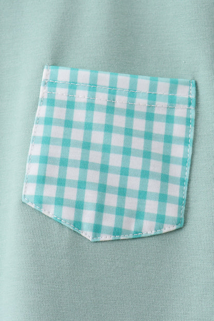 Green Duck Pocket Shorts Set